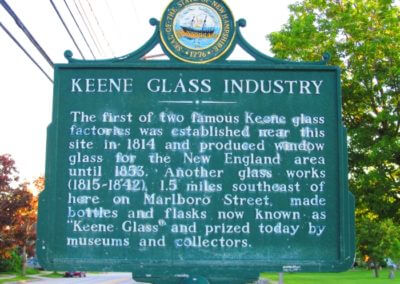 Keene, Keene Glass Industry