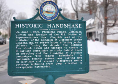 Claremont, Historic Handshake