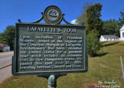 Northwood, Lafayette's Tour