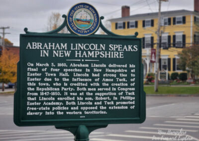 Exeter, Abraham Lincoln Speaks in NH