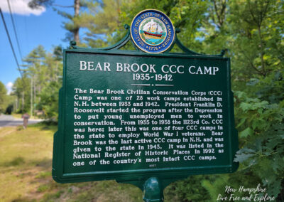 Allenstown, Bear Brook CCC Camp